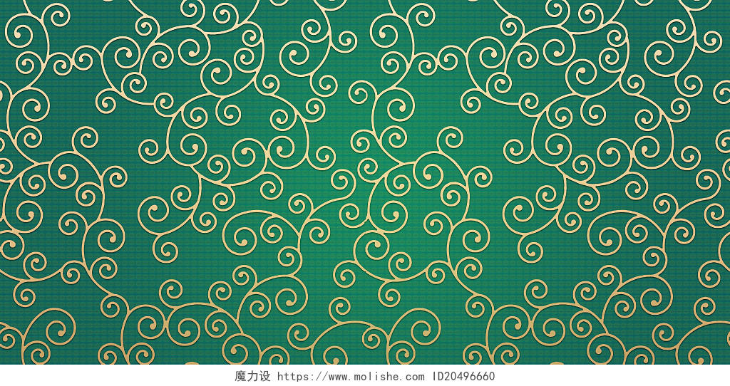 绿色古风纹路中国风线条素材纹理素材背景复古底纹